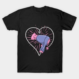 Hair dryer with Cable feed and Heart T-Shirt